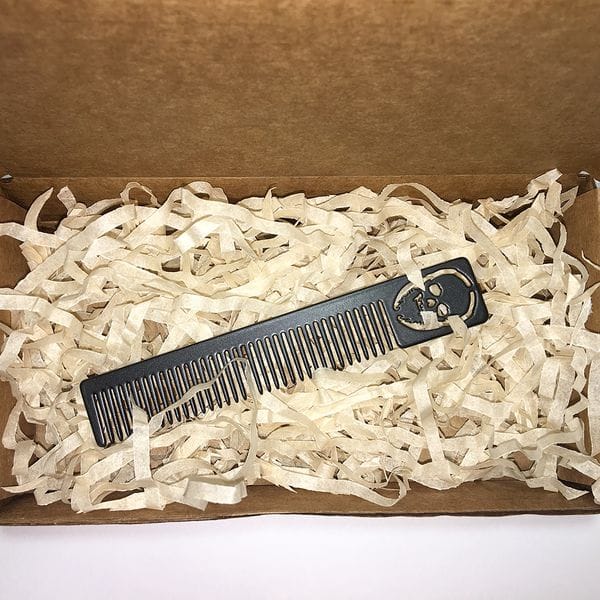 Расческа Black Comb Beard Classic, 12 на 3 см, фото 1