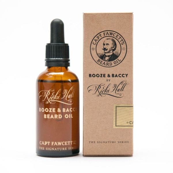 Capitan Fawcett Ricki Hall's Booze & Baccy Beard Oil 50ml, купить в интернет-магазине Brutalbeard