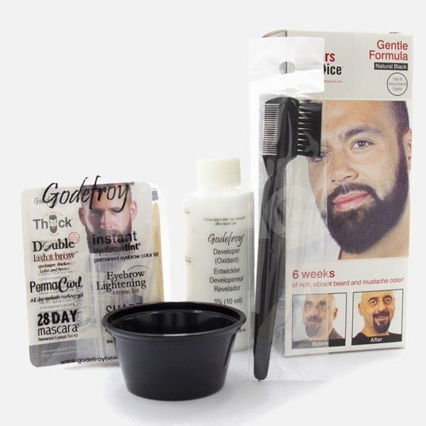 Краска для бороды натурально черного цвета Godefroy Barbers Choice Natural Black, фото 1