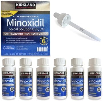 Лосьон для роста волос Kirkland Minoxidil 5% (6мес.) полный курс